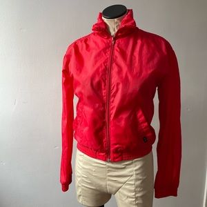 Vintage Aspen Red Windbreaker